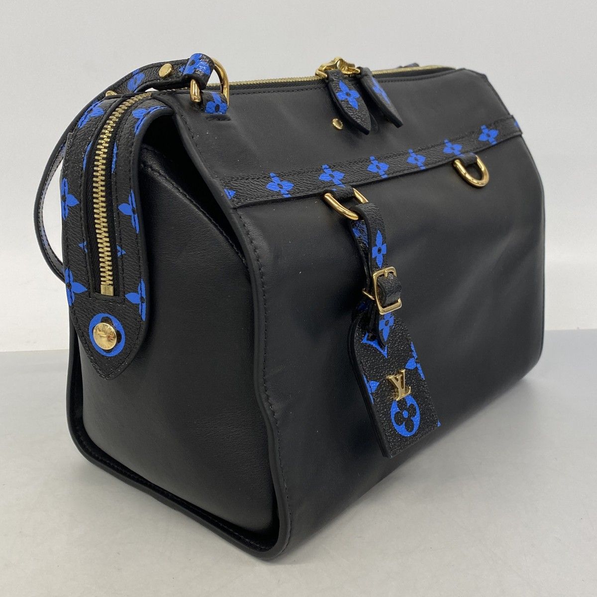 Louis Vuitton Shoulder Bag Monogram Color Speedy Amazon MM Noir — view 2