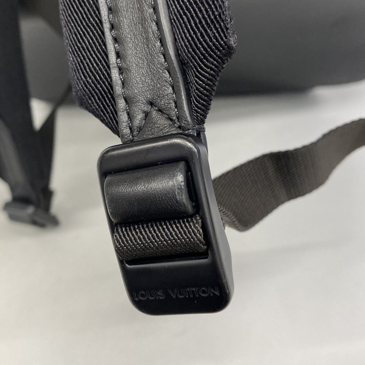 Louis Vuitton Backpack Monogram Shadow Leather Black — view 8