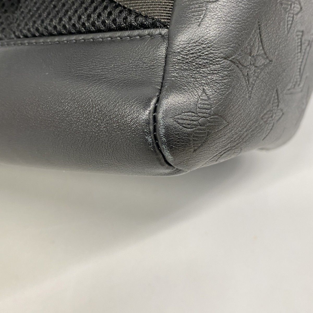 Louis Vuitton Backpack Monogram Shadow Leather Black — view 6