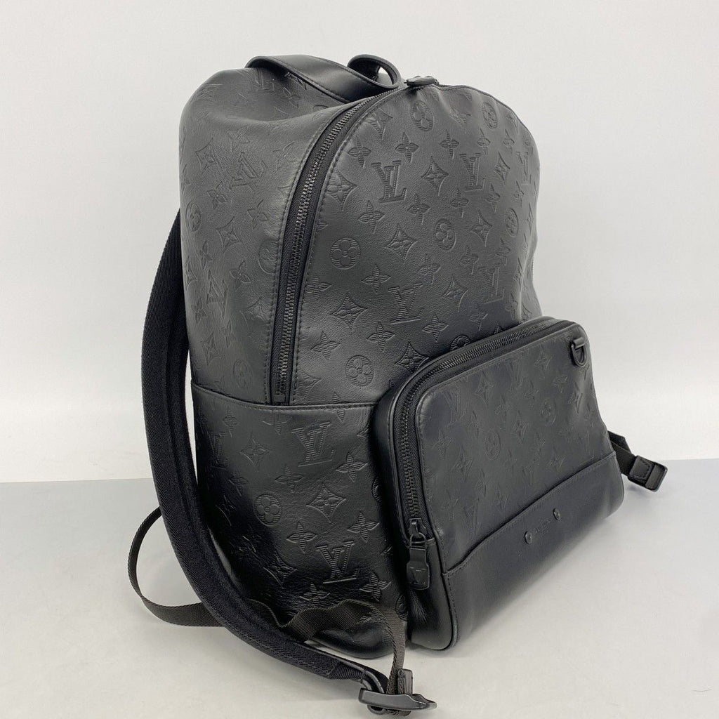 Louis Vuitton Backpack Monogram Shadow Leather Black — view 2