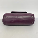 Chanel Shoulder Bag Lambskin Purple Silver — view 3