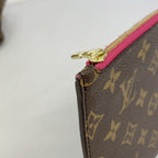 Louis Vuitton Tote Monogram Neverfull MM Brown Fuchsia — view 9