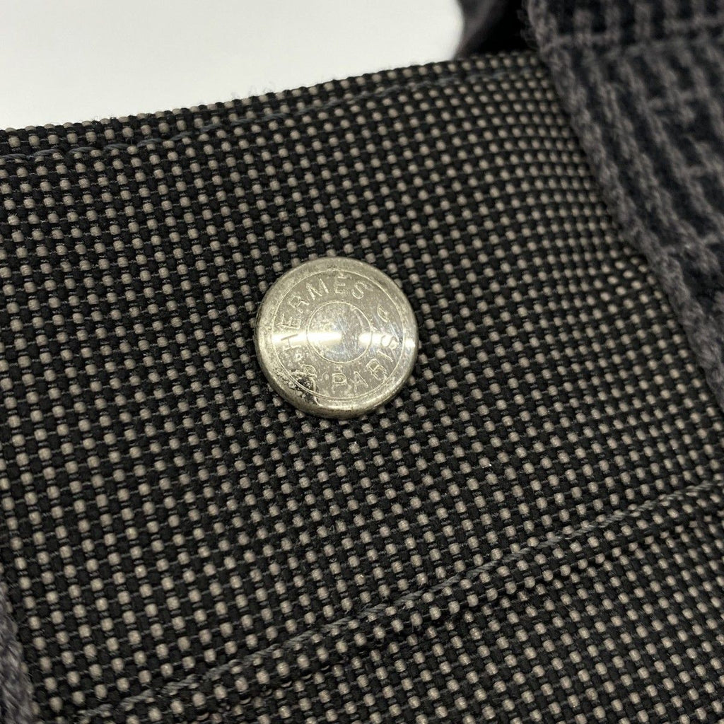 Hermes Handbag Her Line PM Canvas Gray Silver — view 8