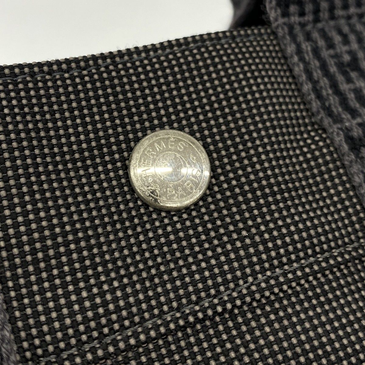 Hermes Handbag Her Line PM Canvas Gray Silver — view 8