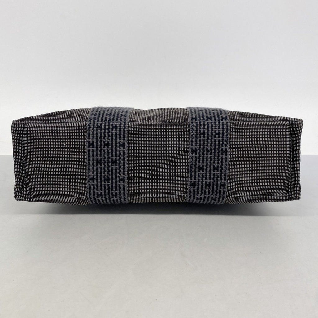 Hermes Handbag Her Line PM Canvas Gray Silver — view 3