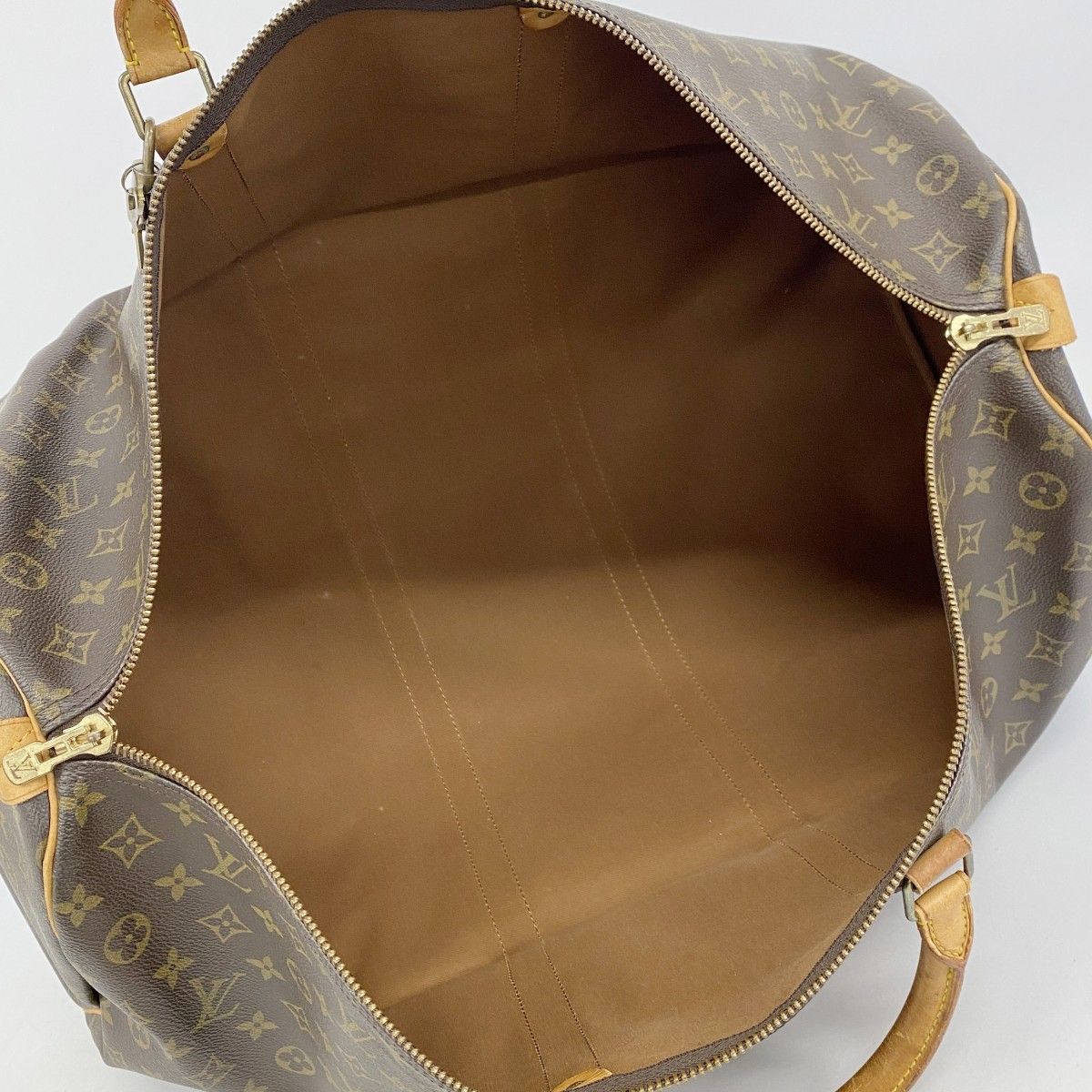 Louis Vuitton Boston Bag Monogram Keepall 60 Brown — view 4