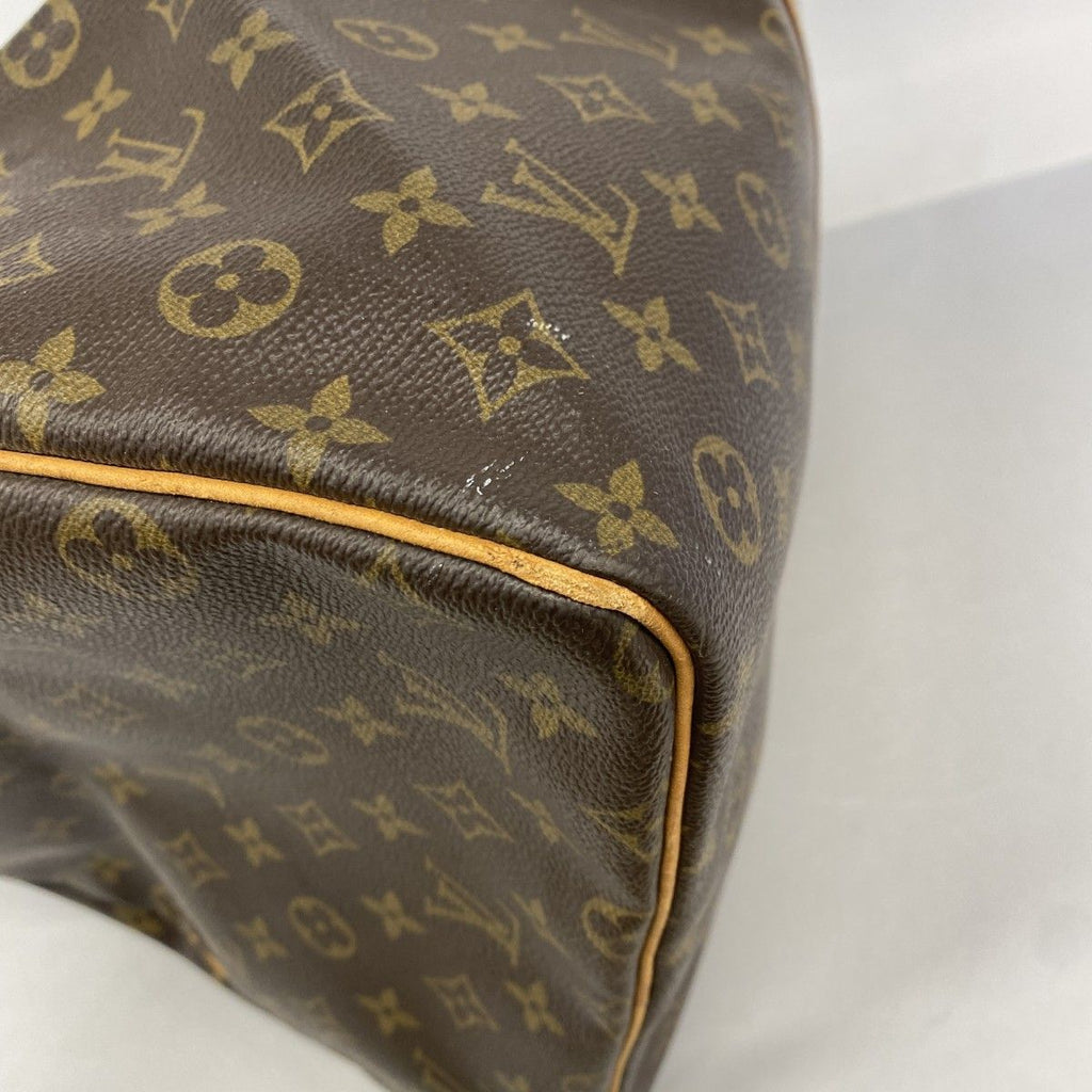 Louis Vuitton Boston Bag Monogram Keepall 60 Brown — view 6
