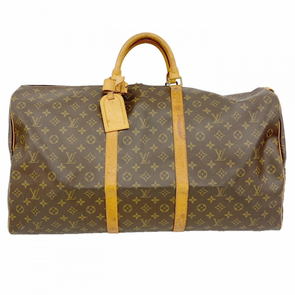 Louis Vuitton Boston Bag Monogram Keepall 60 Brown