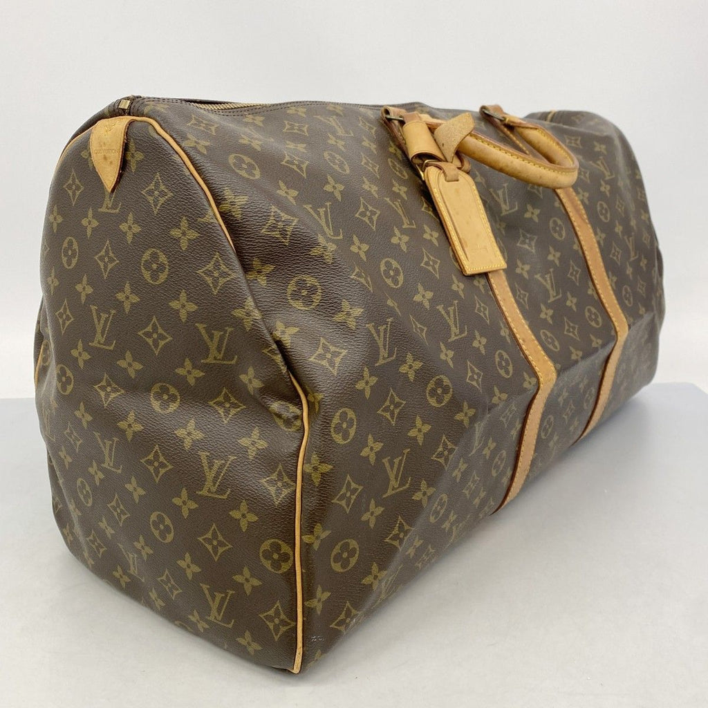 Louis Vuitton Boston Bag Monogram Keepall 60 Brown — view 2
