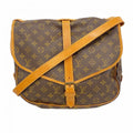 Louis Vuitton Shoulder Bag Monogram Saumur 35 Brown