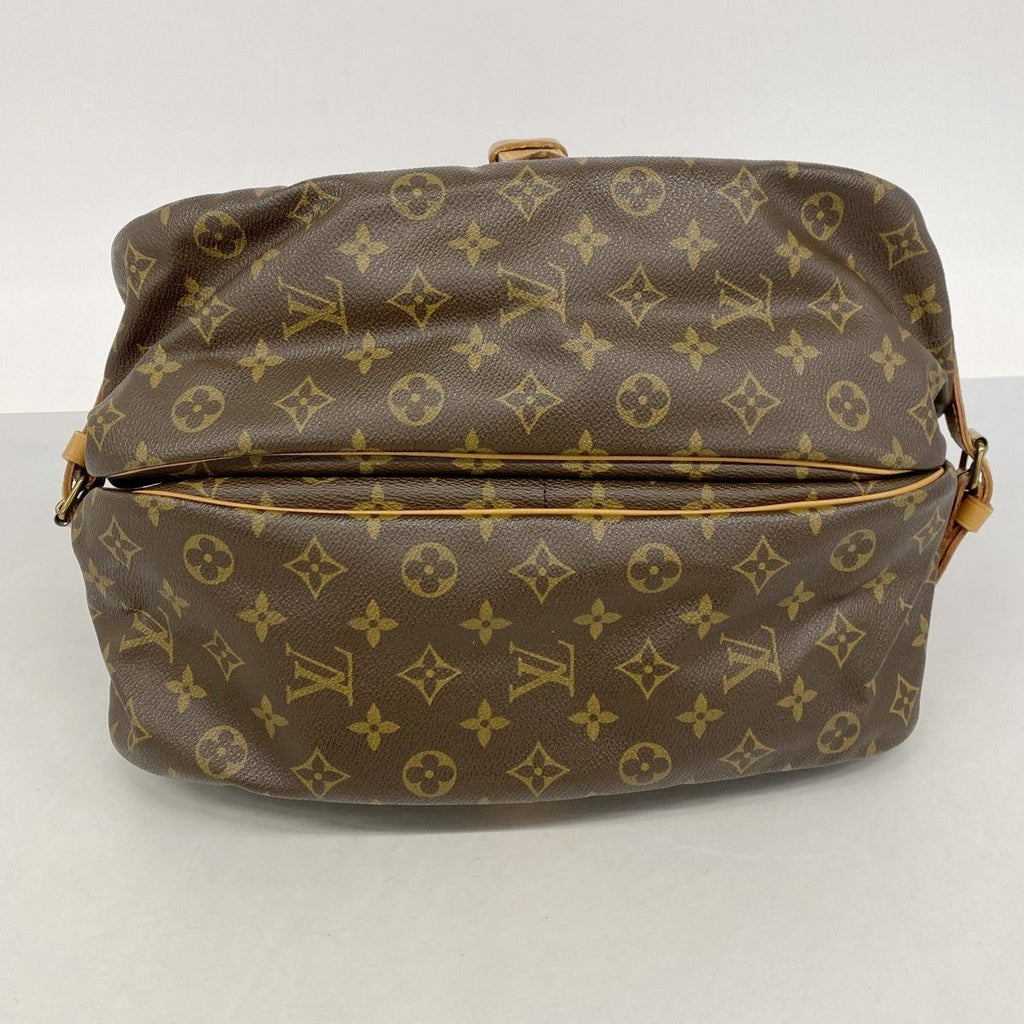 Louis Vuitton Shoulder Bag Monogram Saumur 35 Brown — view 3