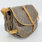 Louis Vuitton Shoulder Bag Monogram Saumur 35 Brown — view 2