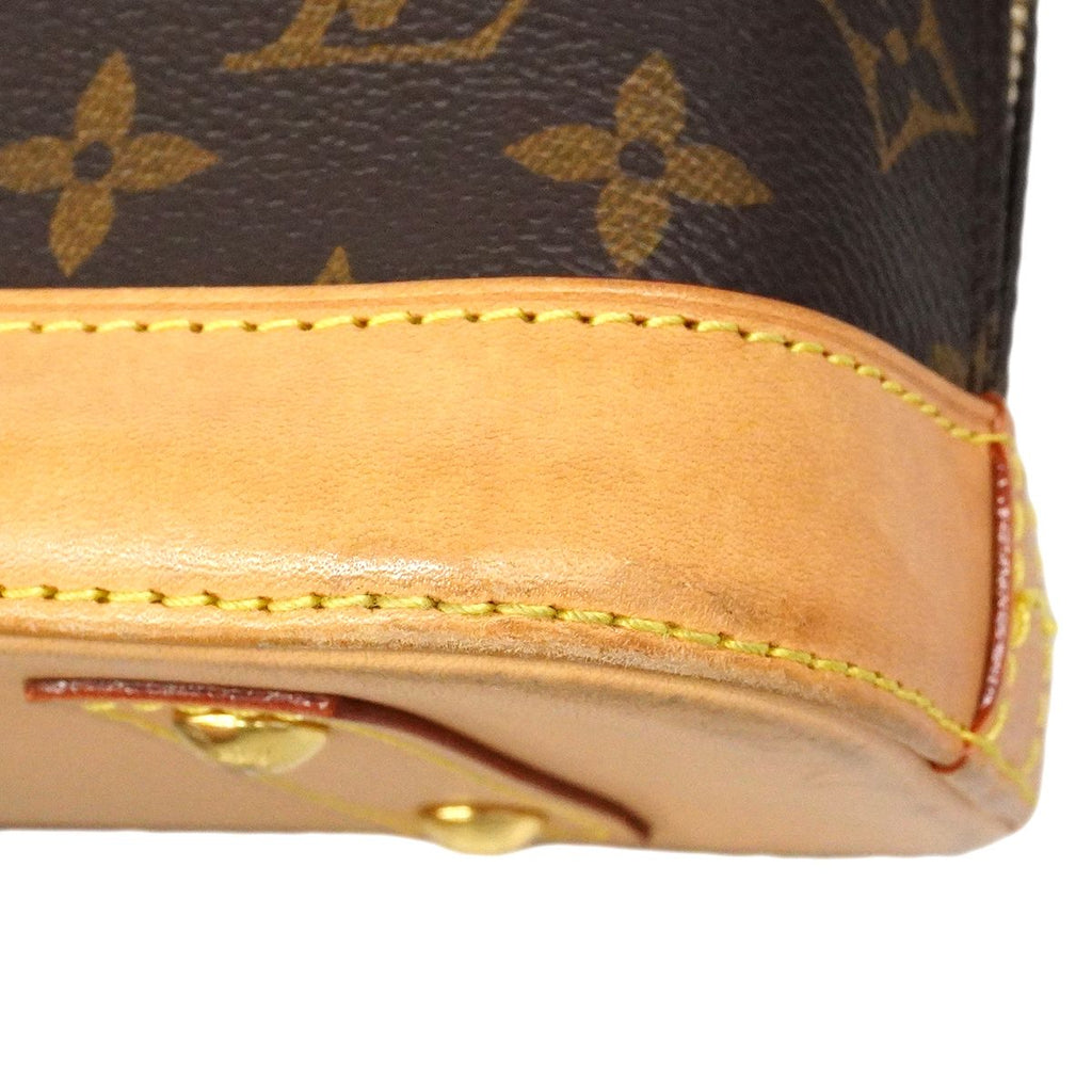Louis Vuitton Handbag Monogram Alma BB Brown 2-Way — view 7