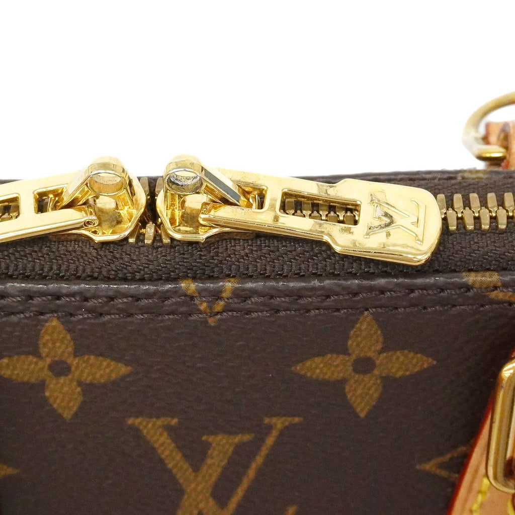 Louis Vuitton Handbag Monogram Alma BB Brown 2-Way — view 8