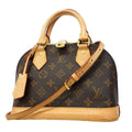 Louis Vuitton Handbag Monogram Alma BB Brown 2-Way