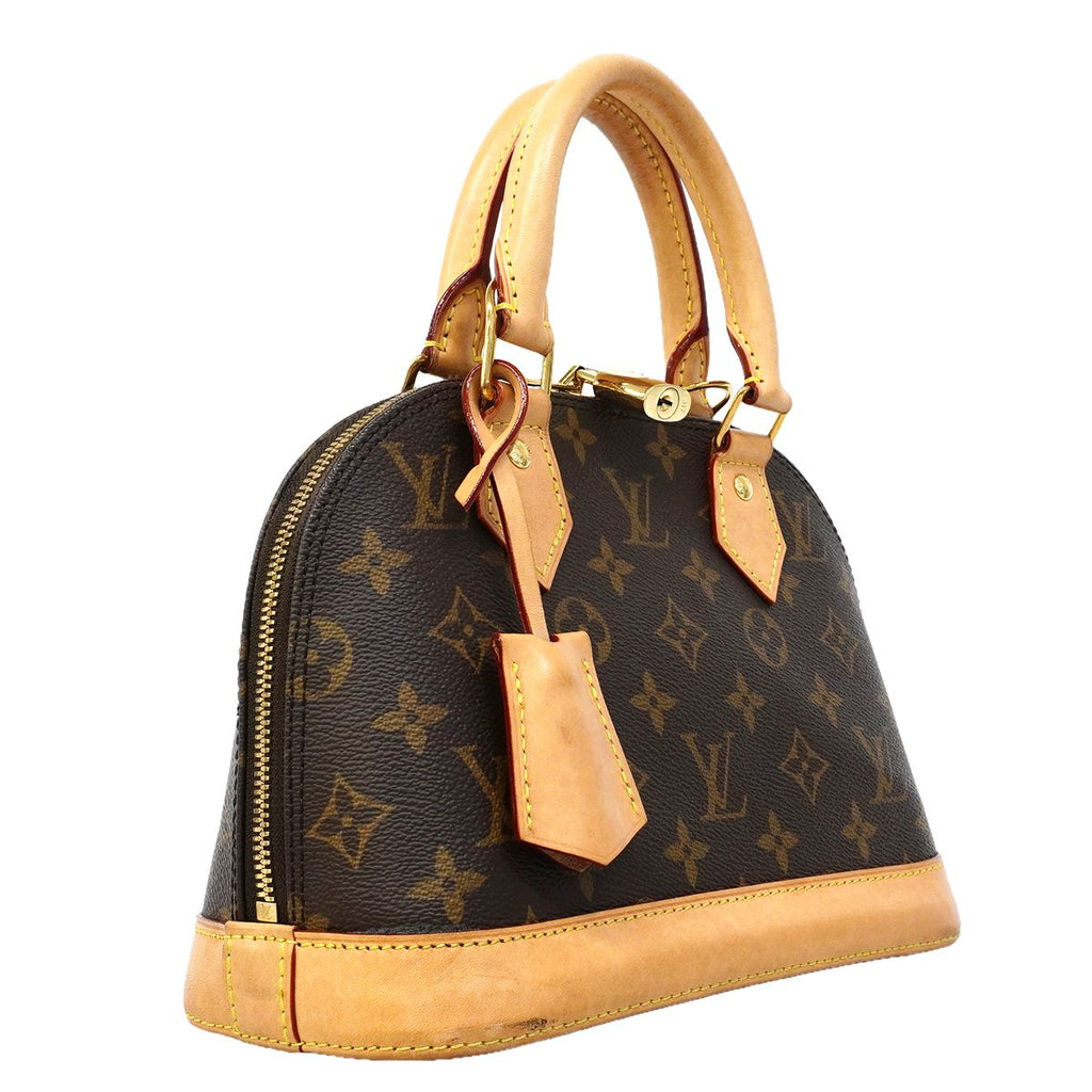 Louis Vuitton Handbag Monogram Alma BB Brown 2-Way — view 2