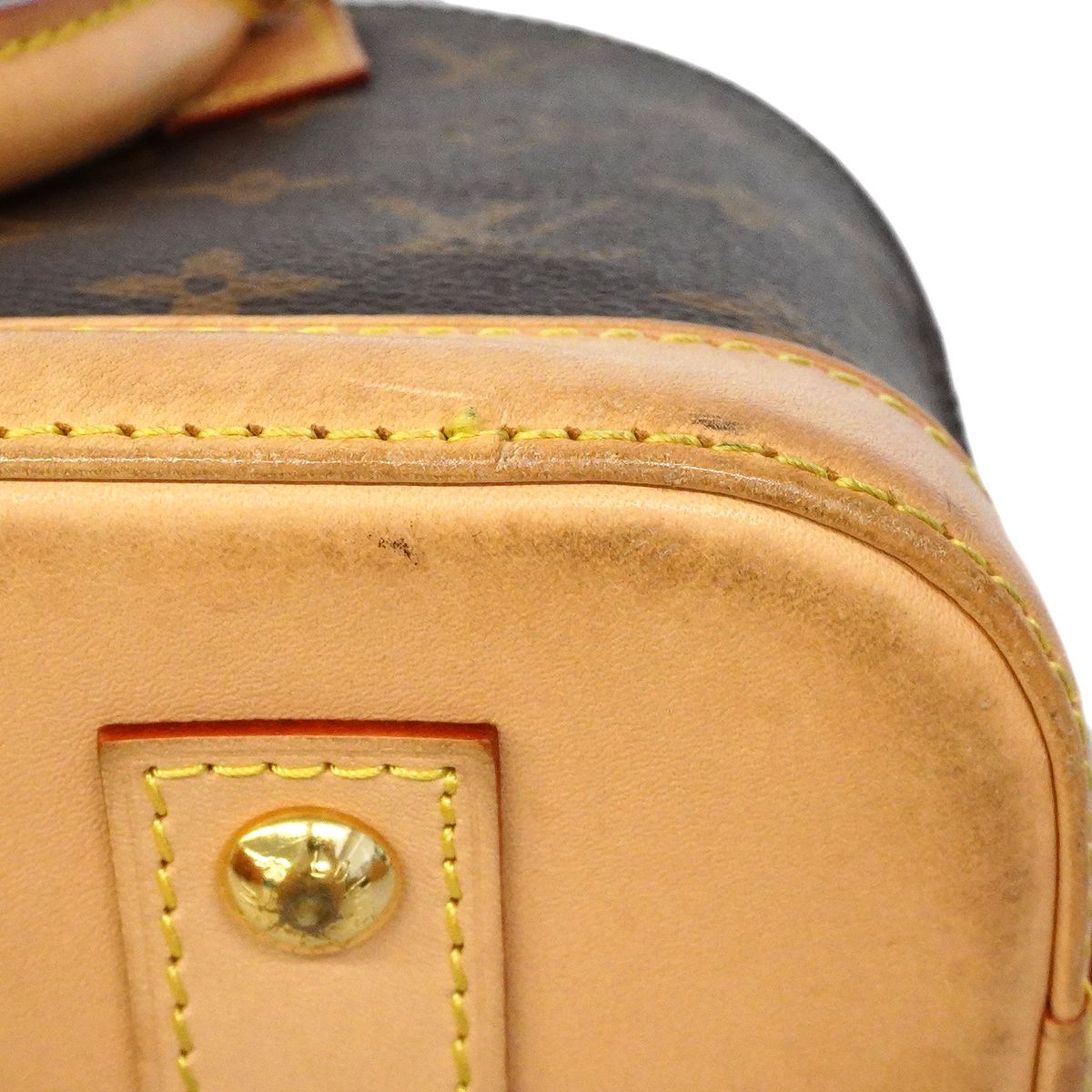 Louis Vuitton Handbag Monogram Alma BB Brown 2-Way — view 6
