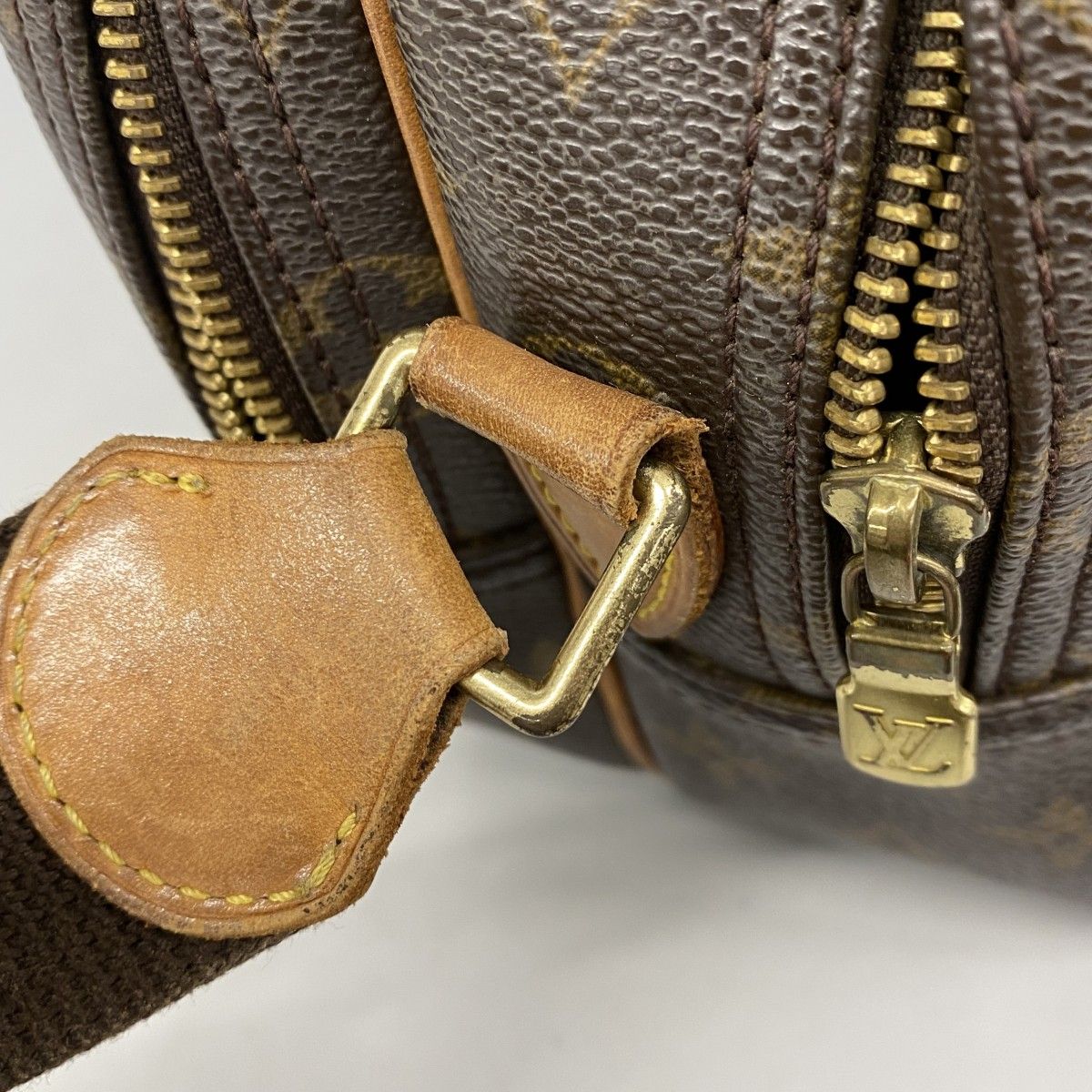 Louis Vuitton Shoulder Bag Monogram Reporter PM Brown — view 7