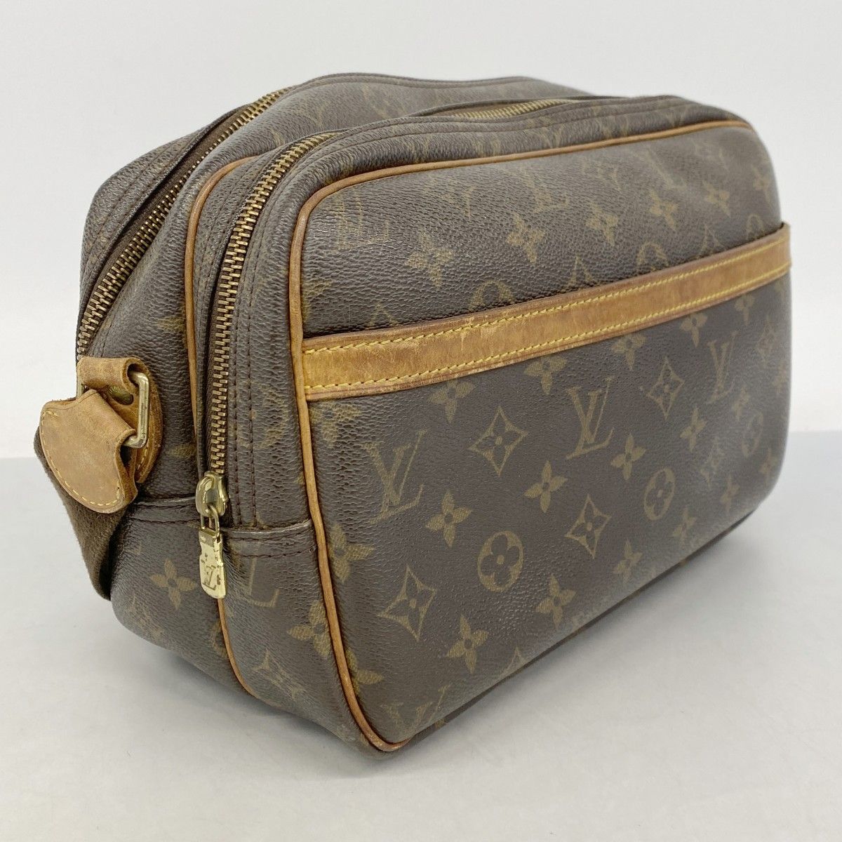 Louis Vuitton Shoulder Bag Monogram Reporter PM Brown — view 2