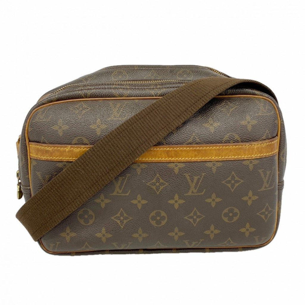 Louis Vuitton Shoulder Bag Monogram Reporter PM Brown