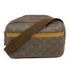 Louis Vuitton Shoulder Bag Monogram Reporter PM Brown
