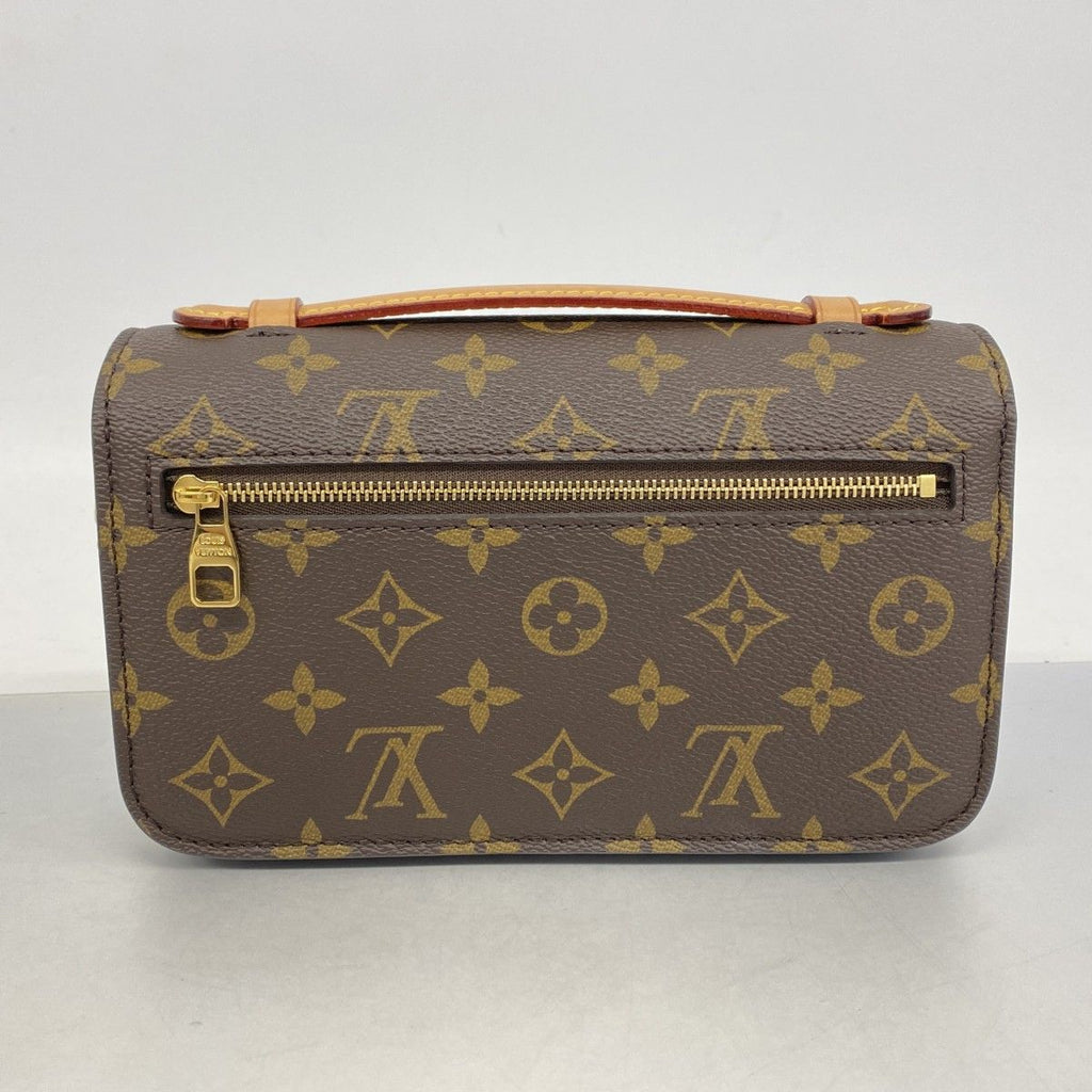 Louis Vuitton Handbag Monogram Pochette Metis East West Brown 2-Way — view 8
