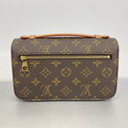 Louis Vuitton Handbag Monogram Pochette Metis East West Brown 2-Way — view 8