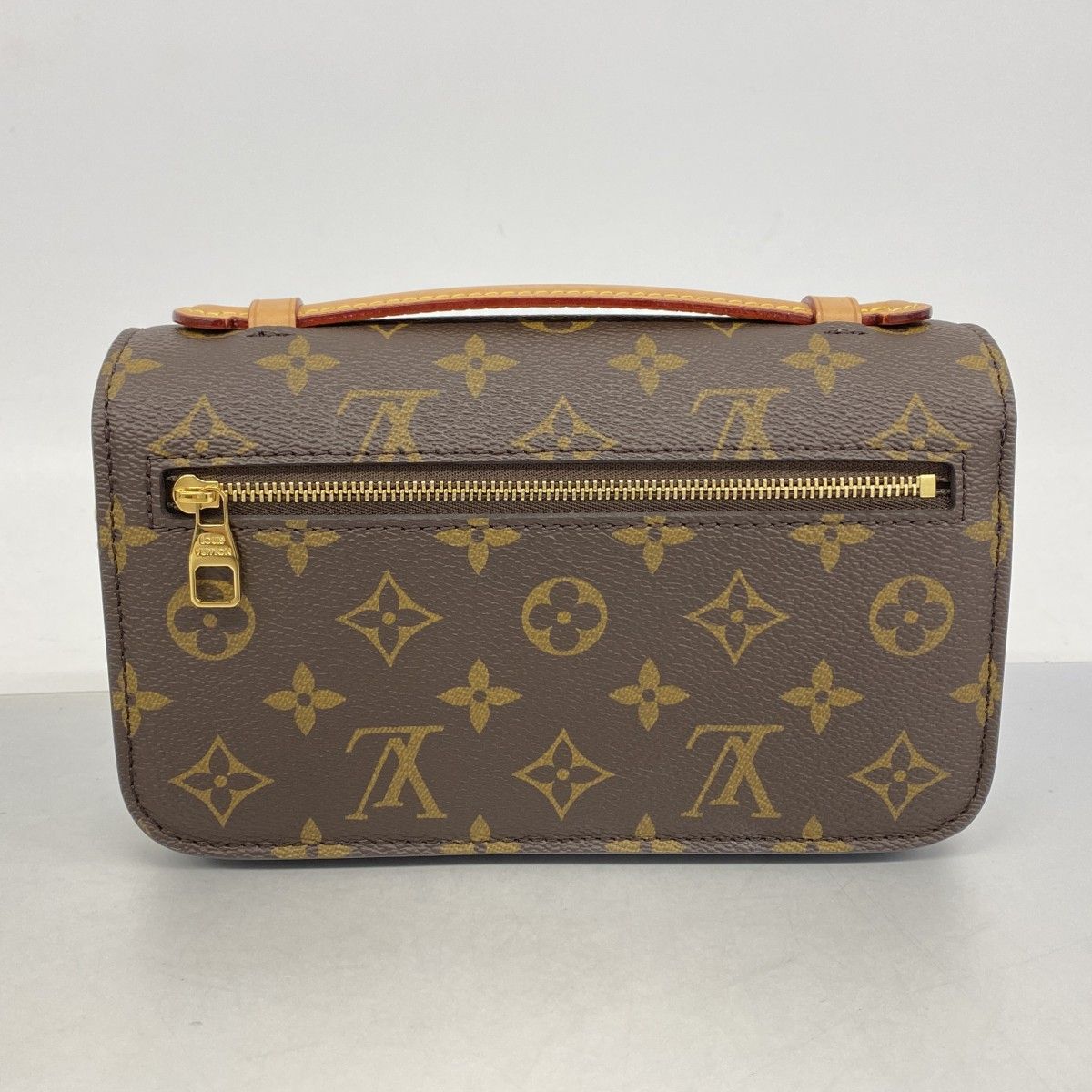 Louis Vuitton Handbag Monogram Pochette Metis East West Brown 2-Way — view 8