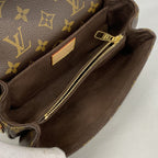 Louis Vuitton Handbag Monogram Pochette Metis East West Brown 2-Way — view 4