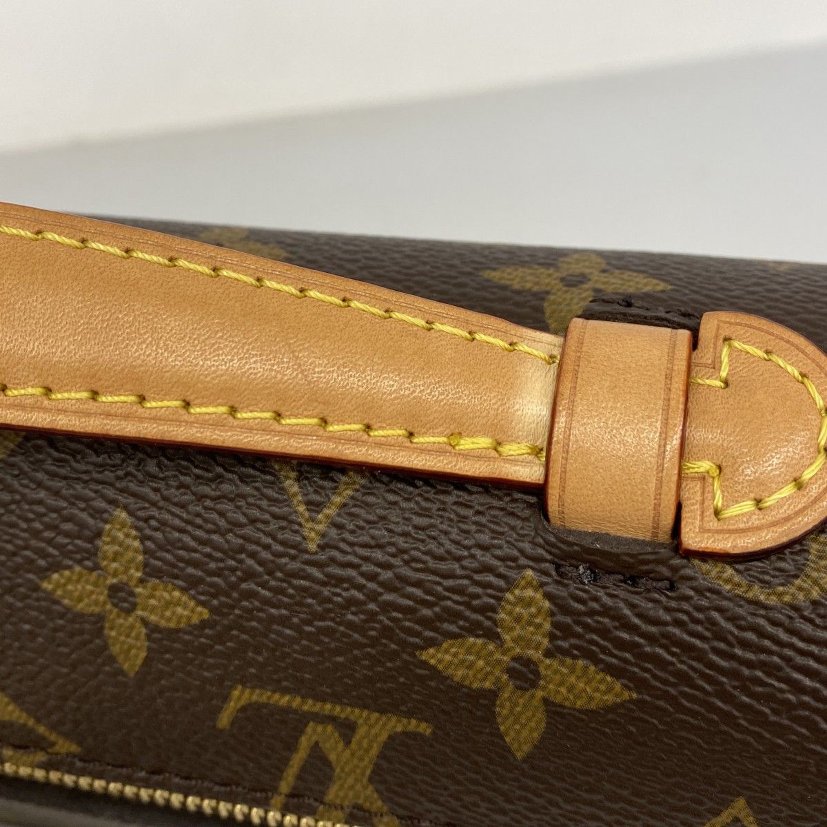 Louis Vuitton Handbag Monogram Pochette Metis East West Brown 2-Way — view 6