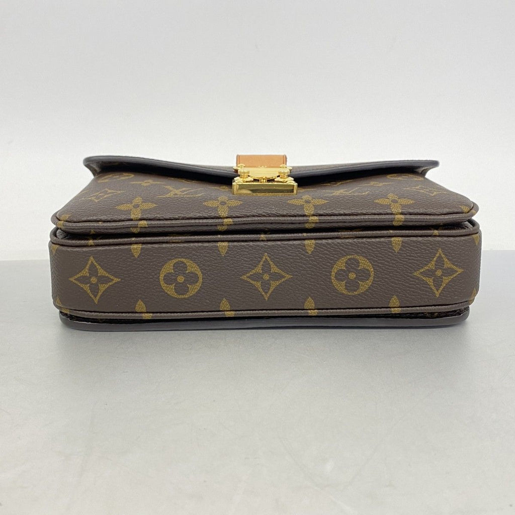 Louis Vuitton Handbag Monogram Pochette Metis East West Brown 2-Way — view 3