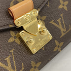 Louis Vuitton Handbag Monogram Pochette Metis East West Brown 2-Way — view 7