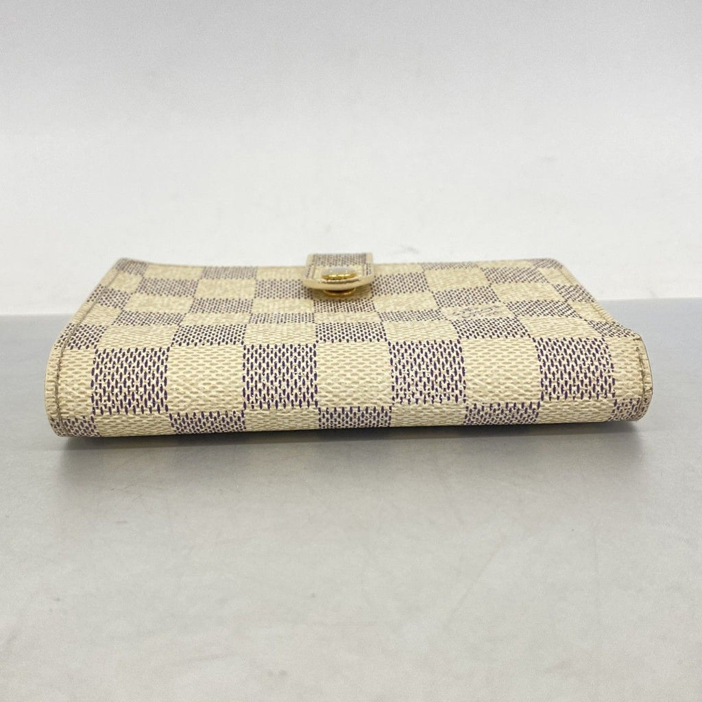 Louis Vuitton Wallet Damier Azur Portefeuille Viennois White — view 2
