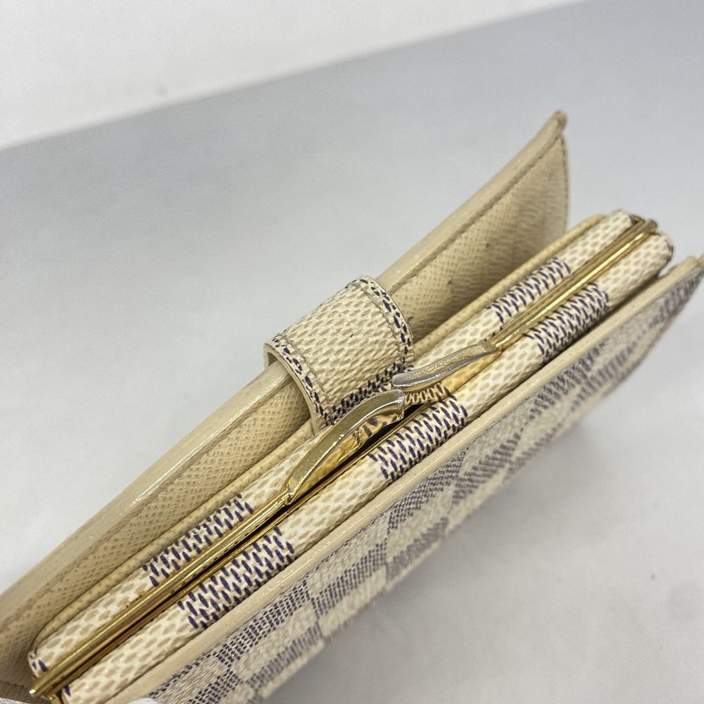 Louis Vuitton Wallet Damier Azur Portefeuille Viennois White — view 9