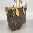 Louis Vuitton Handbag Monogram Neverfull BB Brown Rose Peony 2-Way — view 2