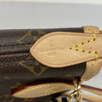 Louis Vuitton Handbag Monogram Neverfull BB Brown Rose Peony 2-Way — view 5