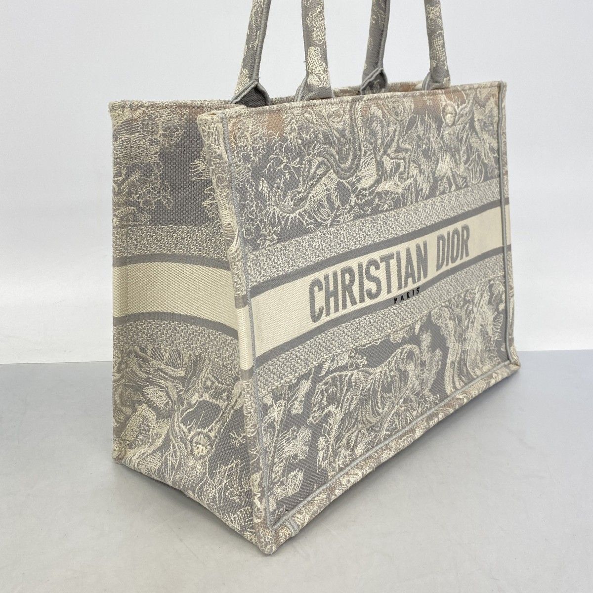 Dior Tote Book Canvas Gray — view 2
