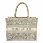Dior Tote Book Canvas Gray