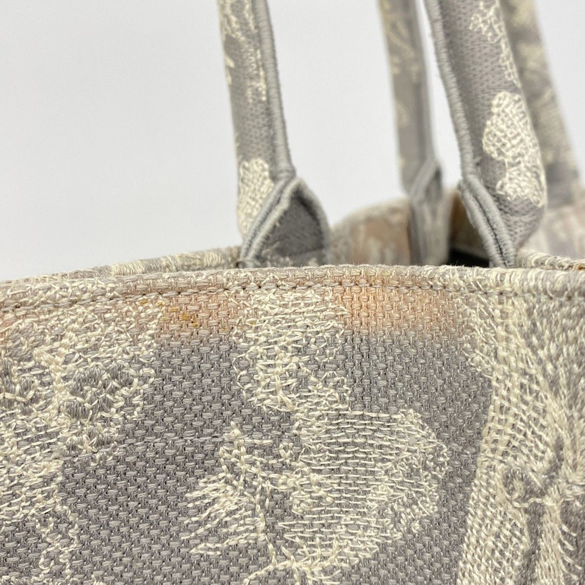 Dior Tote Book Canvas Gray — view 9