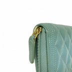 Chanel Wallet Boy Caviar Leather Blue Gold — view 6