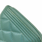 Chanel Wallet Boy Caviar Leather Blue Gold — view 7