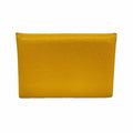 Hermes Coin Case Calvi Chevre Misor Joan Ambre Silver