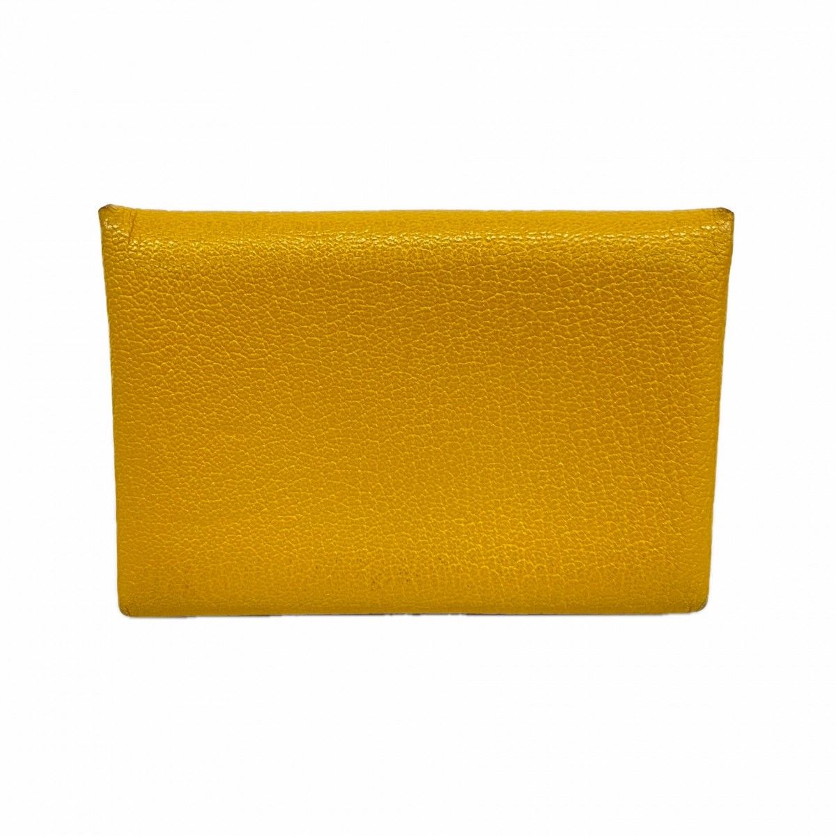 Hermes Coin Case Calvi Chevre Misor Joan Ambre Silver