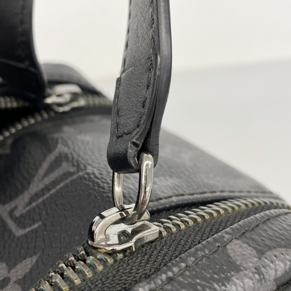Louis Vuitton Handbag Monogram Eclipse Dopp Kit Black — view 7