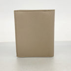 Celine Wallet Leather Gray Ju Gold — view 6