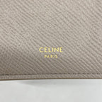 Celine Wallet Leather Gray Ju Gold — view 4