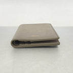 Celine Wallet Leather Gray Ju Gold — view 2