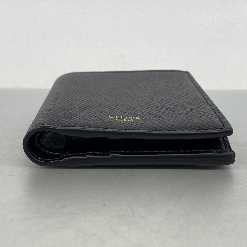 Celine Wallet Leather Black Gold — view 2
