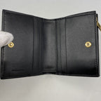 Celine Wallet Leather Black Gold — view 3
