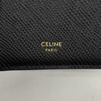 Celine Wallet Leather Black Gold — view 4